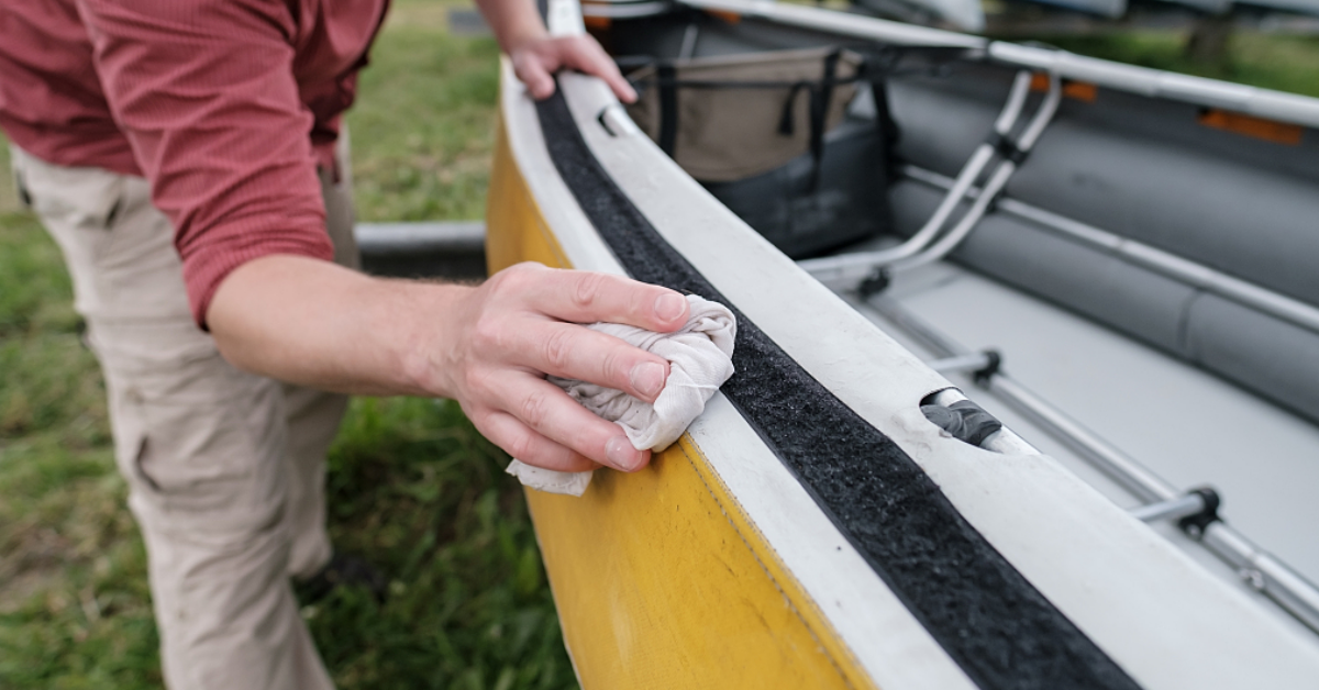 How do I properly clean my kayak?