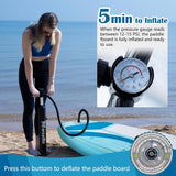 Load image into Gallery viewer, Crescent 11&#39;x35&quot; Ultra-Wide Inflatable SUP Board | 420lb Capacity &amp; 18lb Lightweight