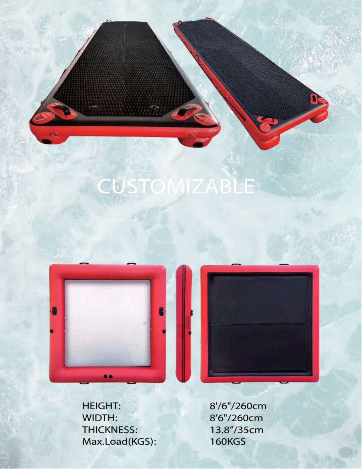 Custom Inflatable Swim Platform