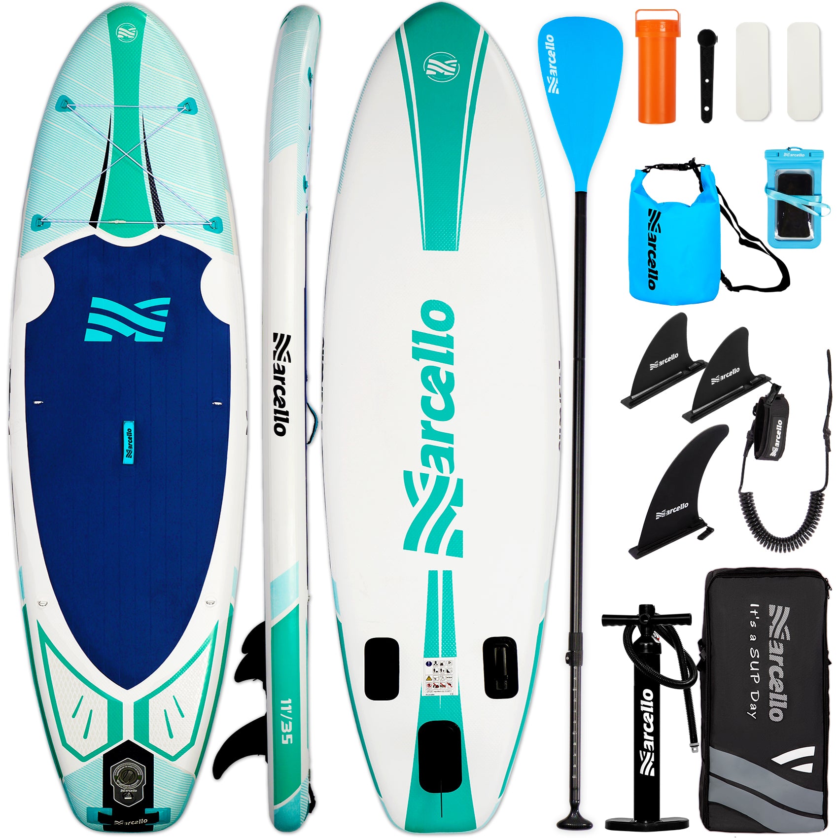 VERDANT 11' All Around Inflatable Paddle Board