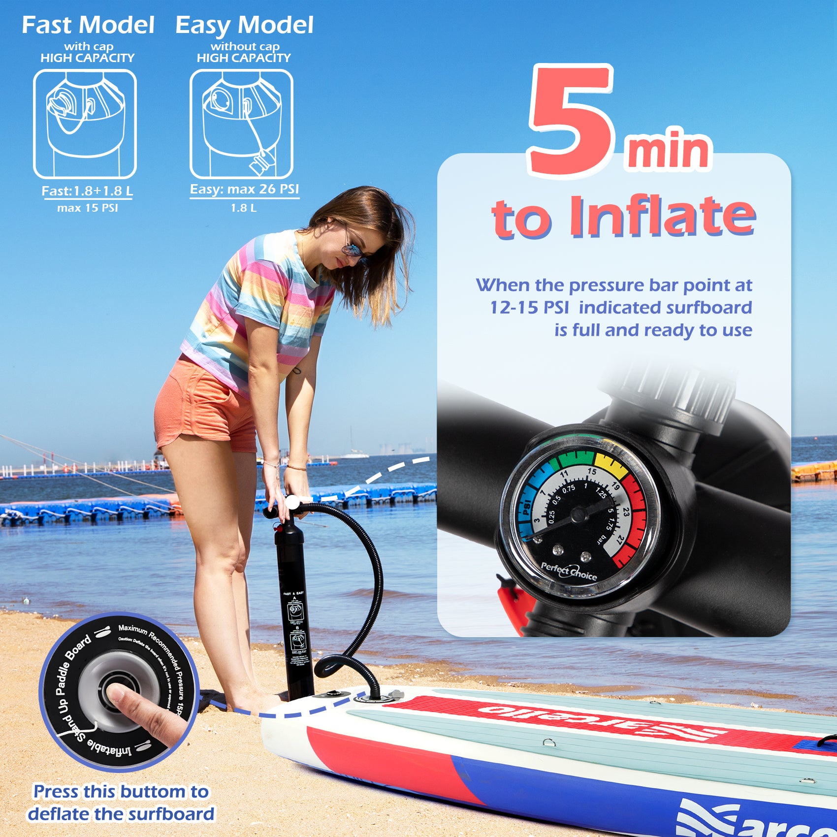 RIPPLES 11' Touring Inflatable Paddle Board