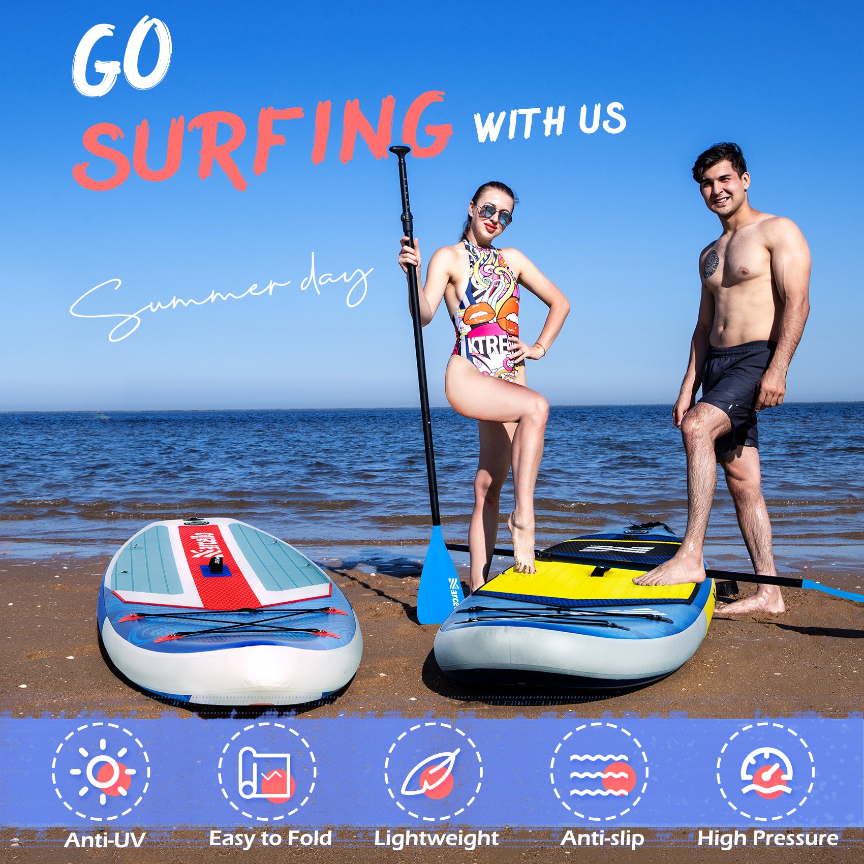 RIPPLES 11' Touring Inflatable Paddle Board