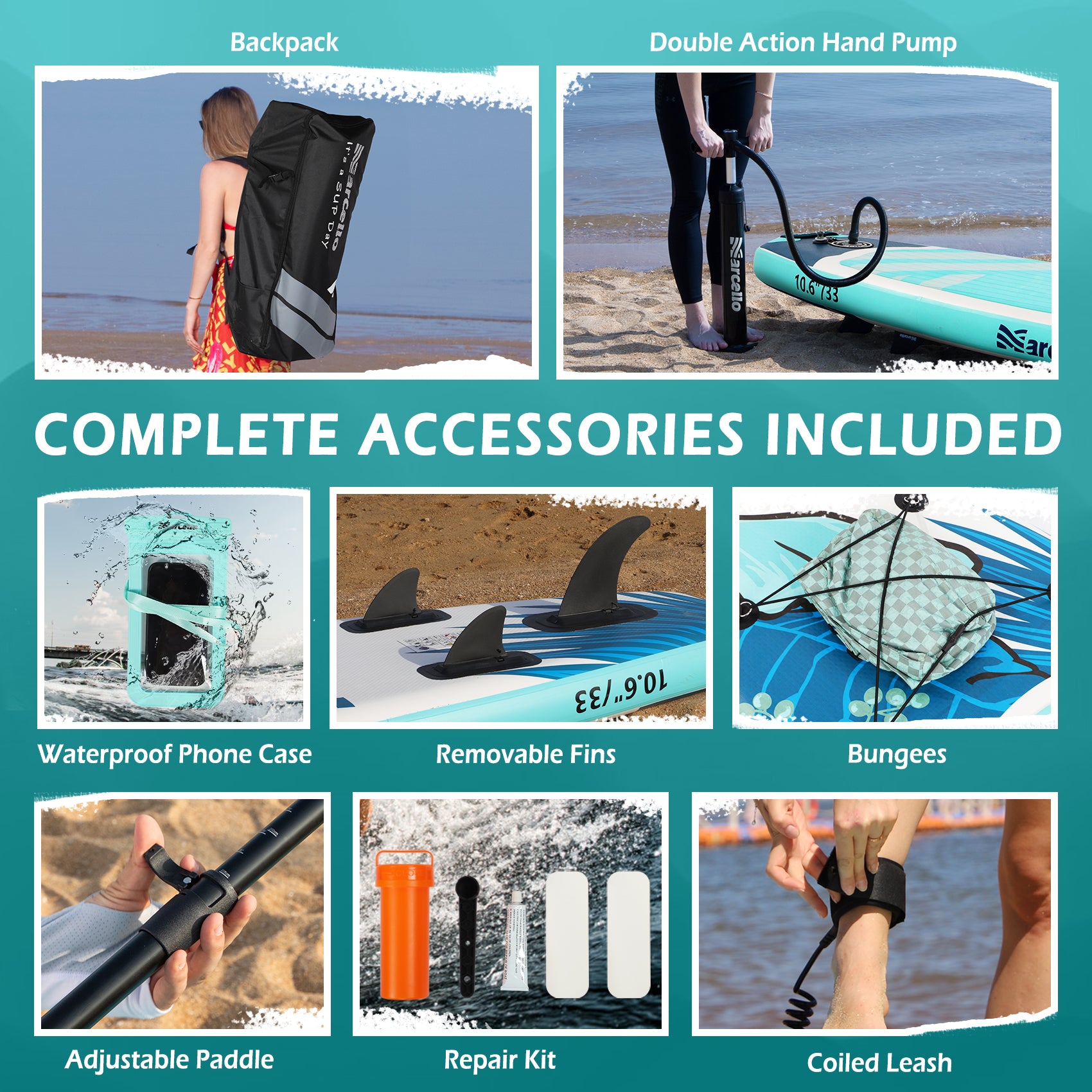 DREAM 10'6'' All Around Inflatable Paddle Board