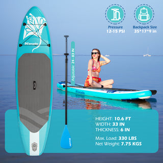 TIDE 10'6'' All Around Inflatable Paddle Board