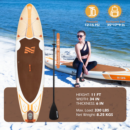 EAGAR 11' All Around Inflatable Paddle Board