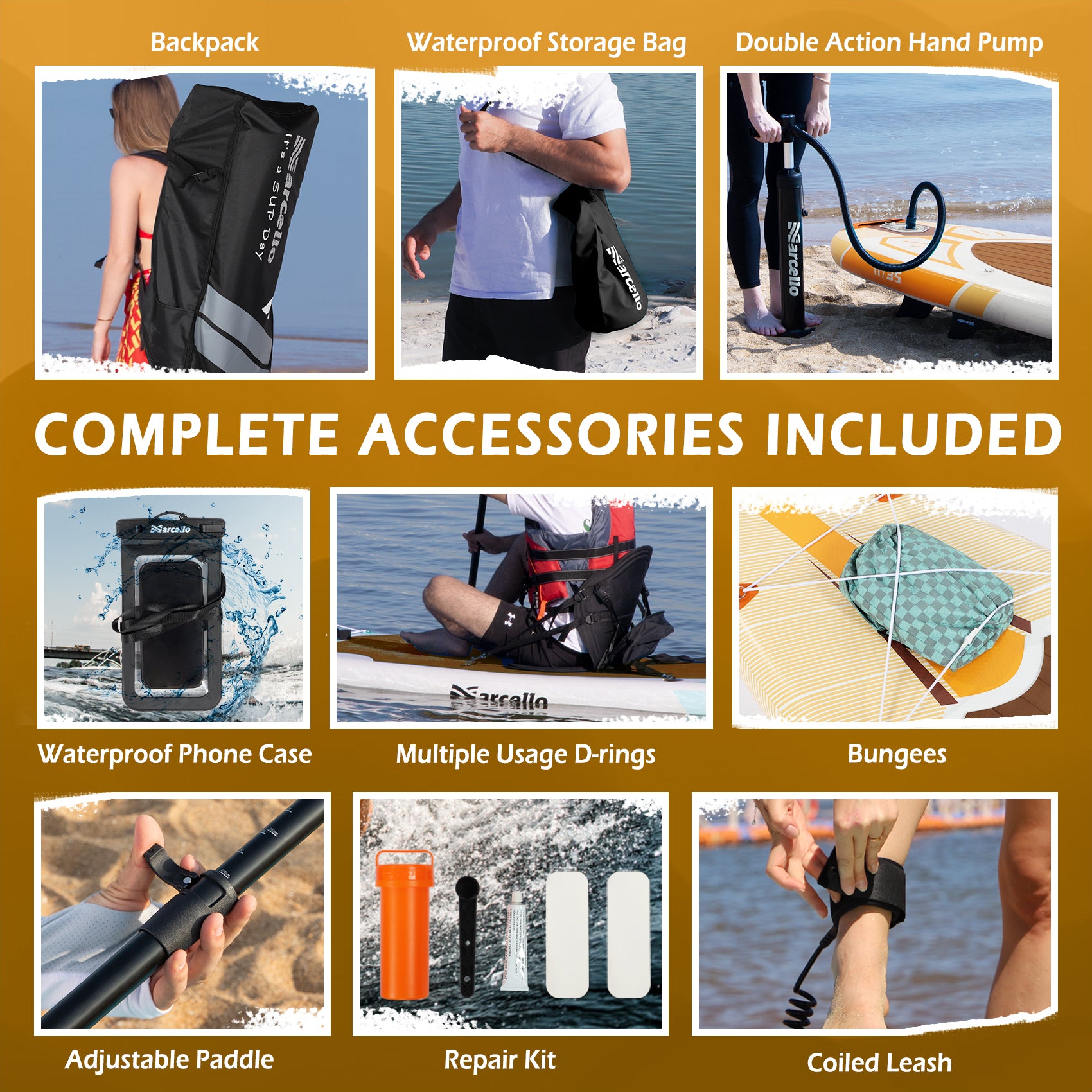 EAGAR 11' All Around Inflatable Paddle Board