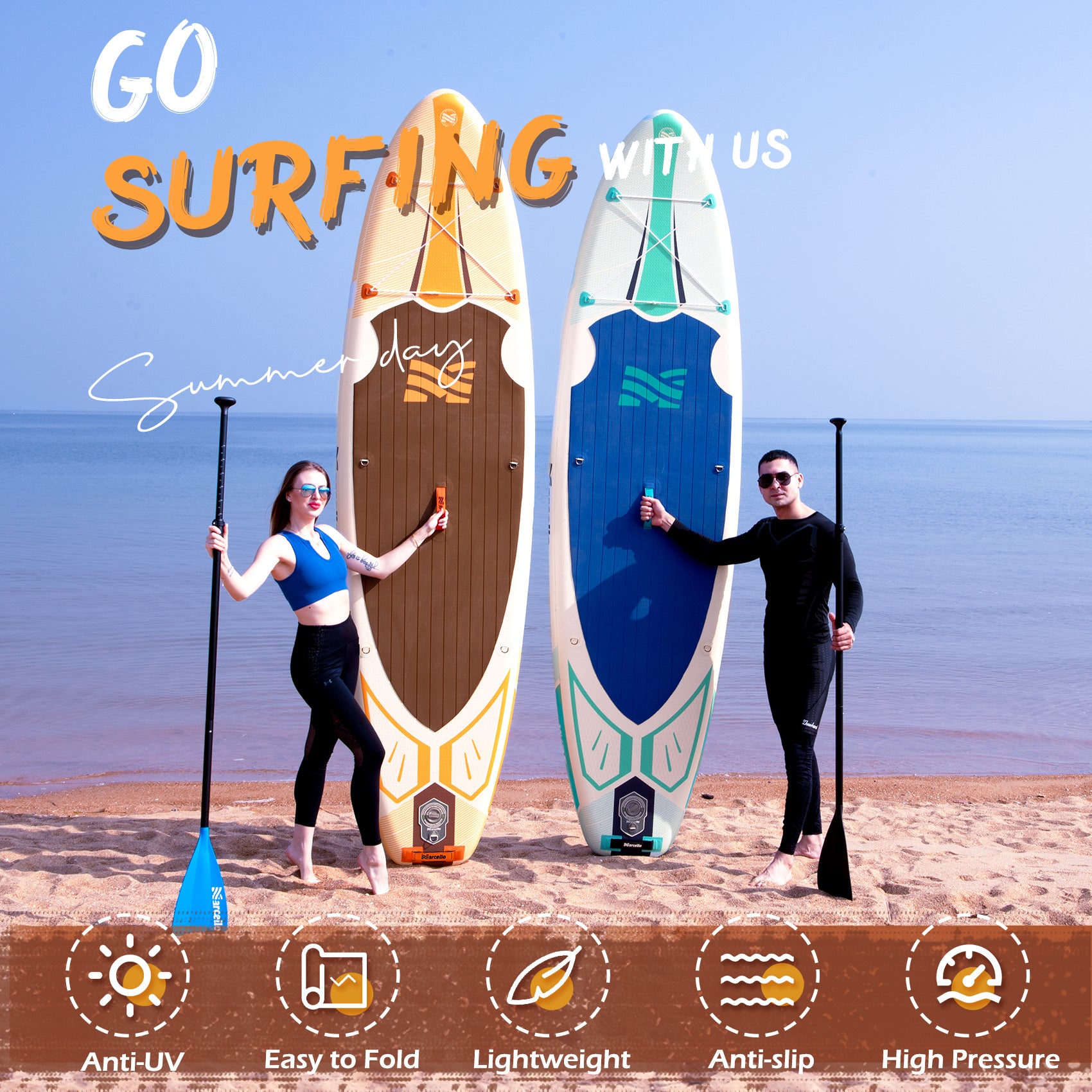 EAGAR 11' All Around Inflatable Paddle Board