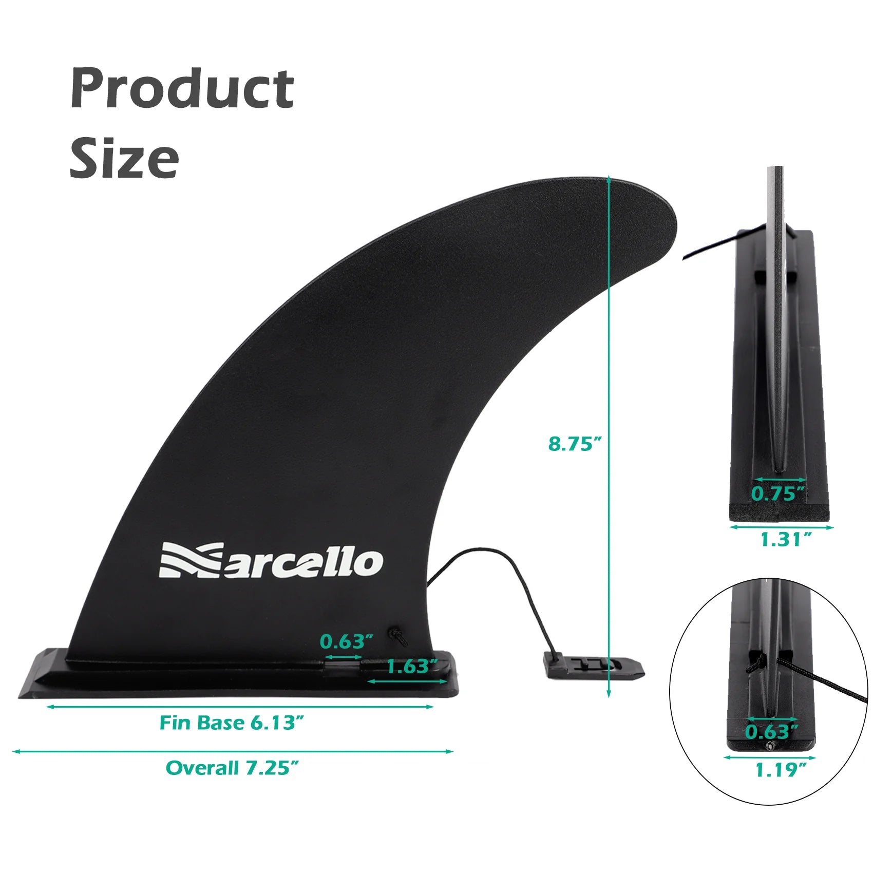 Central Fin 7''